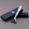 Haryali London Hand Assembled Ivory 3 Edge Stunning Shaving Razor