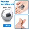 PAGOW 125PCS Paint Mixing Balls Nail Polish 316 Stainless Steel Bearing Balls, 4mm/apr. 0.16”