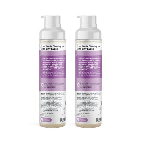 Hello Bello Extra Gentle Shampoo & Body Wash I Tear Free, Hypoallergenic and Pediatrician Tested Plant Based Formula for Babies and Kids I Lavender Scent I 20 FL Oz (2 Packs of 10oz)