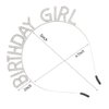 Birthday Headbands for Women Birthday Silver White Tiaras and Crowns for Women Girls Christmas Birthday Party Decorations Happy Birthday Princess Crown Rhinestone Happy Birthday Accessories Crown