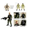 MQSTARSRISE Army Men Soldiers Toy for Boys Age 4-7,Military Soldier Playset Military Figures for Boys,Army Men Action Figure with Weapon,Army Toy Set Birthday Gift for Boys 3+