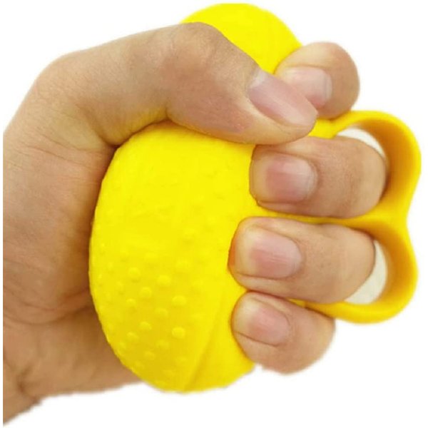 Healthman Finger Grip Ball, Stroke Hemiplegia Rehabilitation Training Equipment, Hand Finger Strength Massage Grip Ball (Soft)