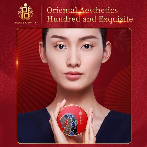 zeesea [Palace Identity Air Cushion BB Cream Moisturizing Foundation Waterproof Concealer Long Lasting Brighten Makeup Natural Cover (N03#Natural)