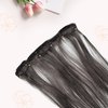 6-Tooth U-Shape Hair Extension Clip,Black hair extensions clip in 50pcs,For wigs