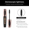 4D Silk Fiber Lash Mascara Extension Voluminous Mascara Waterproof & Smudge-Proof Long-Lasting 24 Hours No Flaking Longer Thicker Eyelashes,All Day Exquisitely Full (4 Packs)