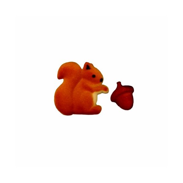 Squirrel and Acorn Sugar Decorations Cookie Cupcake Cake 12 Count