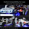 LED Light Kit Compatible with Lego Technic Koenigsegg Jesko Absolut Grey Hypercar, Lighting Set Compatible with Lego Technic 42173 Building Blocks Model (Lights Only, No Set)