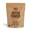 MB Herbals Aritha Powder 8 oz | 227G | 100% Pure & Organically Grown (Wild-crafted) Soap Nut Powder | Natural Hair Shampoo & Conditioner | Sapindus mukorossi