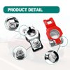 Battery Terminals for Nissan - Positive & Negative Auto Battery Cable Terminal Top Post With plastic bottoms, Compatible for Nissan, Maxima, Rouge, Sentra, Murano,243407F000,24340-7F000, 243407F001