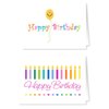18 Assorted Birthday Cards - Blank Happy Birthday Cards - Boxed Set