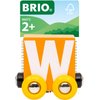 BRIO – Letter Train W | Wooden Train Set Accessory Toy for Kids Age 2 Years Up