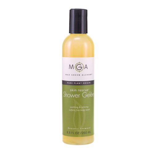 MGA Vegan Shower Gel - Skin Rescue & Moisturizing Body Wash for Skin Care | Natural & Organic Formula with Essential Oils & Skin Friendly pH | Sulfate free Moisturizing Body Wash | 8.8 Fl Oz