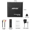 HDMI Media Player, Black Mini 1080p Full-HD Ultra HDMI Digital Media Player for -MKV/RM- HDD USB Drives and SD Cards