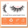 MMVDA lashes False eyelashes extension 3D,individual lashes Fluffy cat eye mink lashes eyelash extension kit 5 pairs Multipack natural look Wispy 9-14mm…