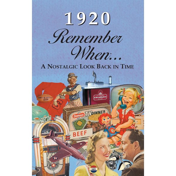 1920 REMEMBER WHEN CELEBRATION KardLet: Birthdays, Anniversaries, Reunions, Homecomings, Client & Corporate Gifts