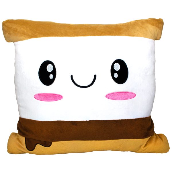 Scentco Smillows - Gourmet Scented Stuffed Plush Pillows (S'Mores Marshmallow) - Accent, Throw, Decorative Pillows - Kids Room Decor, Gift for Kids