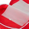 PAXLAMB First Aid Bag First Aid Kit Empty Medical Storage Bag Red Trauma Bag for Emergency First Aid Kits Car Workshop Cycling Outdoors (Red Handle)