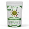 Zenia Herbal Henna Powder | Natural Hair Color Dye with 10+ Herbs | Prevents Hair Loss, Supports Healthy Growth (8oz)