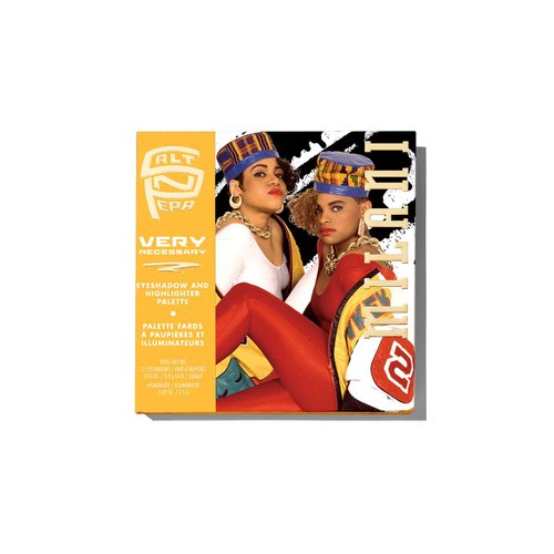 Salt-N-Pepa Hot, Very Necessary Eyeshadow and Highlighter Palette - Eyeshadow Palette and Highlighter Makeup - 12 Colors Highly Pigmented Matte Shimmer Eye Shadow Makeup Palette Kit