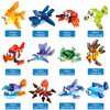 Party Favors for Kids Goodie Bags ,12PCS Mini Building Blocks Ocean Animal, Sea Creatures Building Blocks Set，Building Sets Stem Toys for Birthday Party Gift,Goodie Bags, Prize,Cake Topper