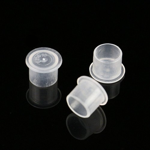 Tattoo Ink Caps Medium - 500PCS Disposable Plastic Tattoo Ink Cap with Base Tattoo Cups for Tattooing, Tattoo Ink, Tattoo Supplies (1412mm)