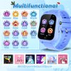 OVV Kids Waterproof Smart Watch with 26 Games 1.44'' Touchscreen HD Camera Pedometer Recorder Music Player Alarm Clock Calculator Educational Wrist Watch for Age 3-10 Girl Boy Learning Toy (blue)