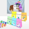 MOAXMOA Llama Party Favor Bags Cactus Gift Bags Mexico Fiesta Goodie Treat Bags Themed Baby Shower Birthday Party Supplies with Stickers Set of 24