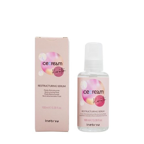Inebrya Ice Cream Keratin Restructuring Serum, 100ml