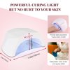 Arousar UV LED Nail Lamp 48W, Nail Light for Gel Polish, UV Dryer for Poly Nail Gel, 3 Timers Professional Quick Dry Curing Lamp with Auto Sensor, DIY Manicure Salon at Home