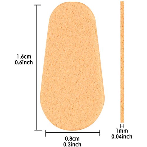 24 Pairs Soft Foam Nose Pads, Self-Adhesive Anti-Slip Eyeglass Nose Pads, Thin Nosepads for Eyeglasses Sunglasses Glasses, (Yellow)