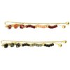 Caravan Wired Bobby Pins In Multiple Color Bead And Facets Beads In Pair