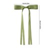 papasgix Hair Bows Clips for Women, Hair Ribbon Hair Bows Bows knot Hair Clips Hair Barrettes with Bow Hair Accessories (5, Green+Pink+Blue+Beige White+Black)