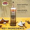 African Pride Black Castor Miracle Braid & Scalp Cleansing Rinse - Removes Hair Build Up & Soothes Scalp, No Frizz, Contains Black Castor Oil, Micellar Water, Coconut Oil, Peppermint Oil, 12 oz