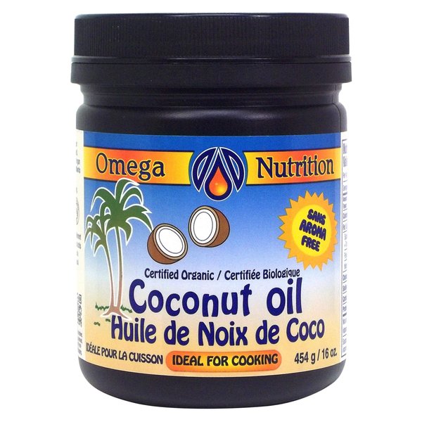 Omega Nutrition Coconut Oil, 454-Grams