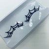 manqianxun Spider Web Crown Halloween Costume Fancy Fashion Party Look Black Lashes False Eyelashes 1 Pairs