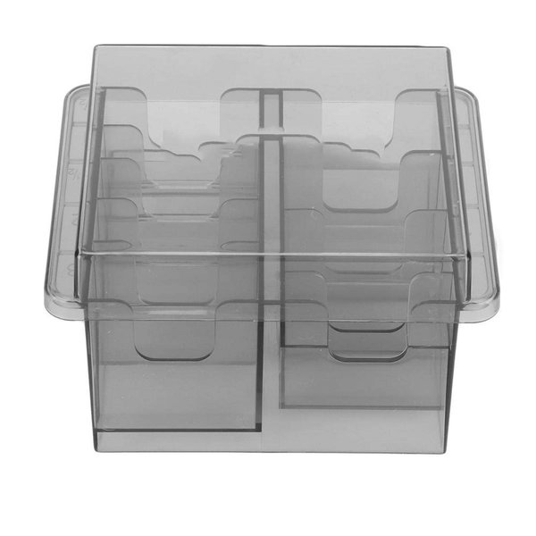 Limit Comb Storage Box Comb Storage Case Clipper Comb Holder Hair Clipper Rack for Hair Trimmers Clippers Salon Hairdressing Tool Transparent Gray