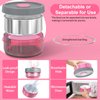 Lille Home Vacuum Insulated Lunch Box Set for Men & Women - Leak-Proof Bento Box, Meal Prep & Food Storage Containers, Lunch Bag, Portable Silverware Set(Pink)