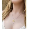 Reusable Wife Sunflower Pendant Necklace, You complete me in every way. I love you, Beautiful Gifts for Wife, Birthday Gifts, Sunflower necklace, Wife gift, Wife jewelry, Wife necklace