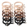 KOVOLITU 12 PCS Braided Hair Ties Bow Tie Hair Bracelets for Women Girls Elastic Hair Ties No Damage Ponytail Holders
