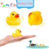 50Pack Mini Rubber Ducks, Rubber Duck Bulk Float Duck Baby Bath Toy, Shower Birthday Party Favors Gift Classroom Summer Beach Pool Party Games