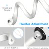 Koroao Baby Monitor Mount for Boifun Baby 5s Camera, Versatile Flexible Twist Mount Without Tools or Wall Damage（White）