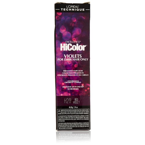 L'oreal Paris Excellence Hicolor Permanent Hair Color, Red Violet