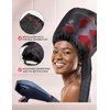 BEAUT'E SEOUL Soft Bonnet Hair Dryer Attachment - Upgraded Adjustable & Large Hood for Hand Held Dryers - Soft Blow Dryer Caps for Natural Curly Textured Hair Styling, Deep Conditioning & Fast Drying