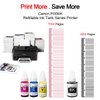 Printers Jack Compatible Canon GI290 GI-290 Refill Ink Bottle Kit for Canon PIXMA G4210 G3200 G4200 G2200 G1200 Megatank Printers