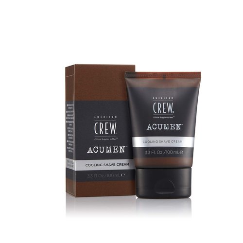 American Crew Cooling Shave Cream for Men, Formulated with Bisabolol for Smooth, Fresh Skin, 3.3 Fl Oz