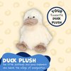 10" Sitting Creamy Duck Stuffed Animal by Wishpets Plush Toys