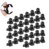 100PCS Black Plastic Mini Clips, Small Claws Hair Clip