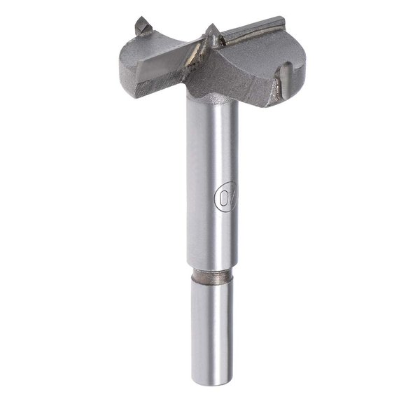 uxcell Forstner Drill Bits 40mm, Tungsten Carbide Wood Hole Saw Auger Opener Woodworking Hinge Hole Drilling Boring Bit Cutter Gray with Case