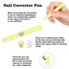 Nail Polish Remover Pen 3Pcs (Contains No Detergent) Nail Polish Corrector Pen Travel Nail Polish Remover Makeup Eraser Pen Polish Remover Pen Nail Supplies for Nail DIY Design or Salon Use