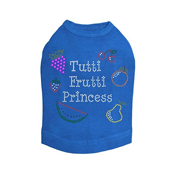 Tutti Frutti Princess Dog Shirt XL ROYAL BLUE